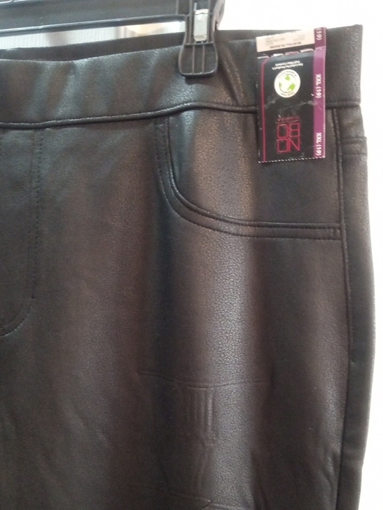 No Boundaries Denim - NO BOUNDARIES FAUX LEATHER JEGGINGS